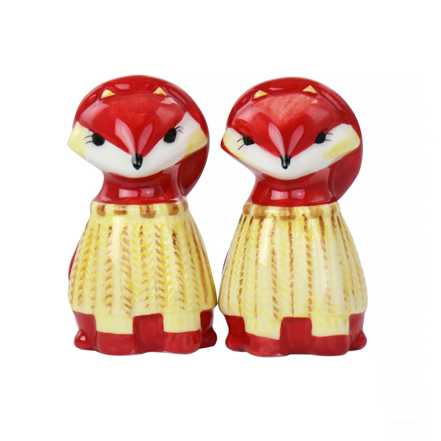 Gibson Home Woodland Fox Salt & Pepper Set - Galactic capuchin