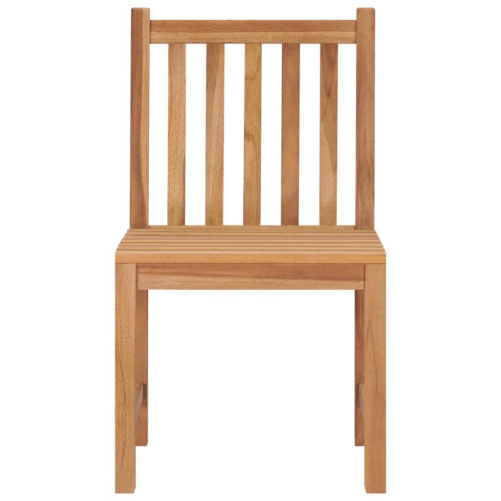 Patio Chairs 6 pcs with Cushions Solid Teak Wood - Galactic capuchin