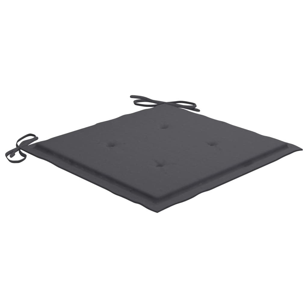 Patio Chairs 6 pcs with Cushions Solid Teak Wood - Galactic capuchin