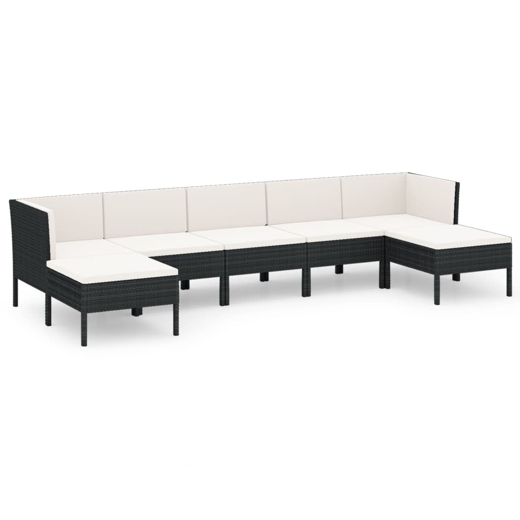 Garden Lounge Set Black - Galactic capuchin