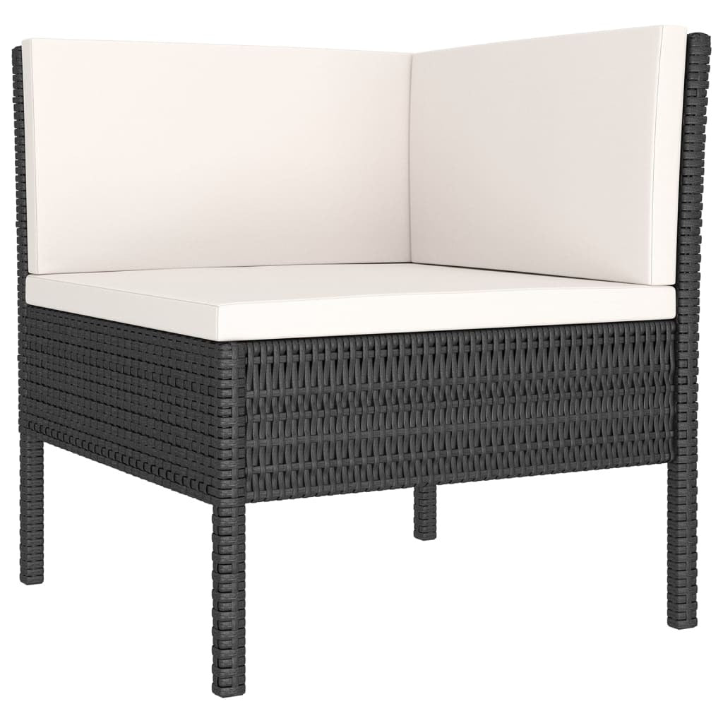 Garden Lounge Set Black - Galactic capuchin