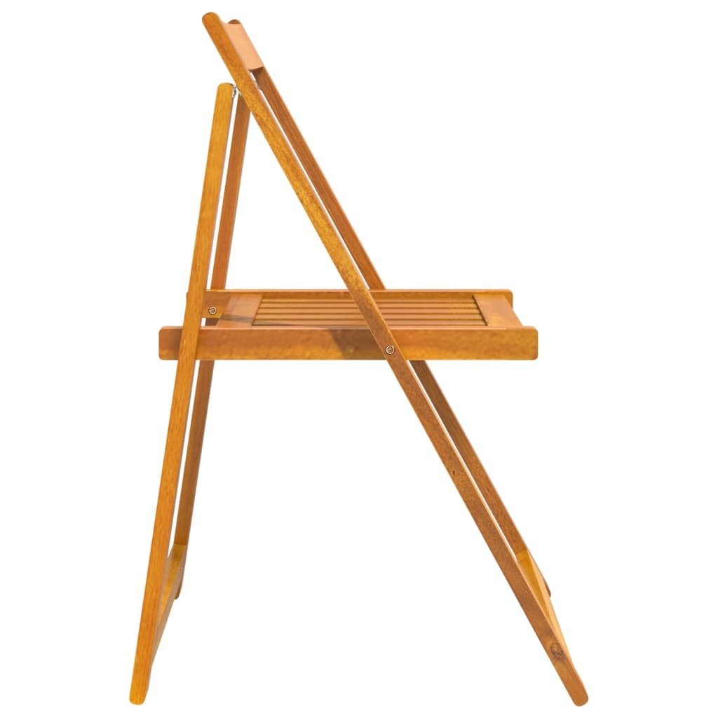 Folding Garden Chairs 6 pcs Solid Wood Acacia - Galactic capuchin