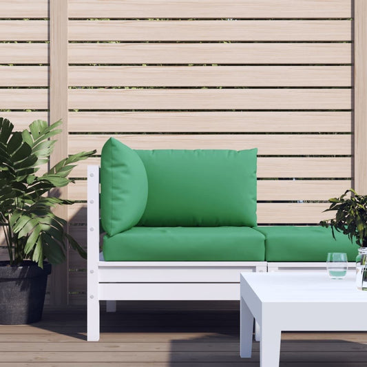 Pallet Cushion Green Oxford fabric, Hollow fiber, Foam fiber - Galactic capuchin