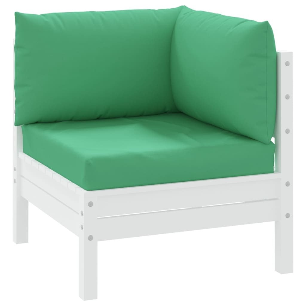 Pallet Cushion Green Oxford fabric, Hollow fiber, Foam fiber - Galactic capuchin