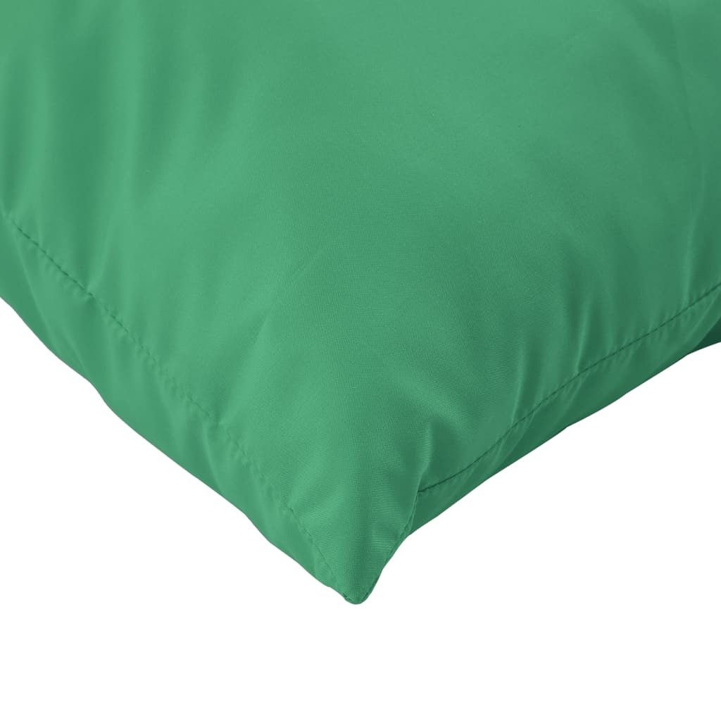 Pallet Cushion Green Oxford fabric, Hollow fiber, Foam fiber - Galactic capuchin