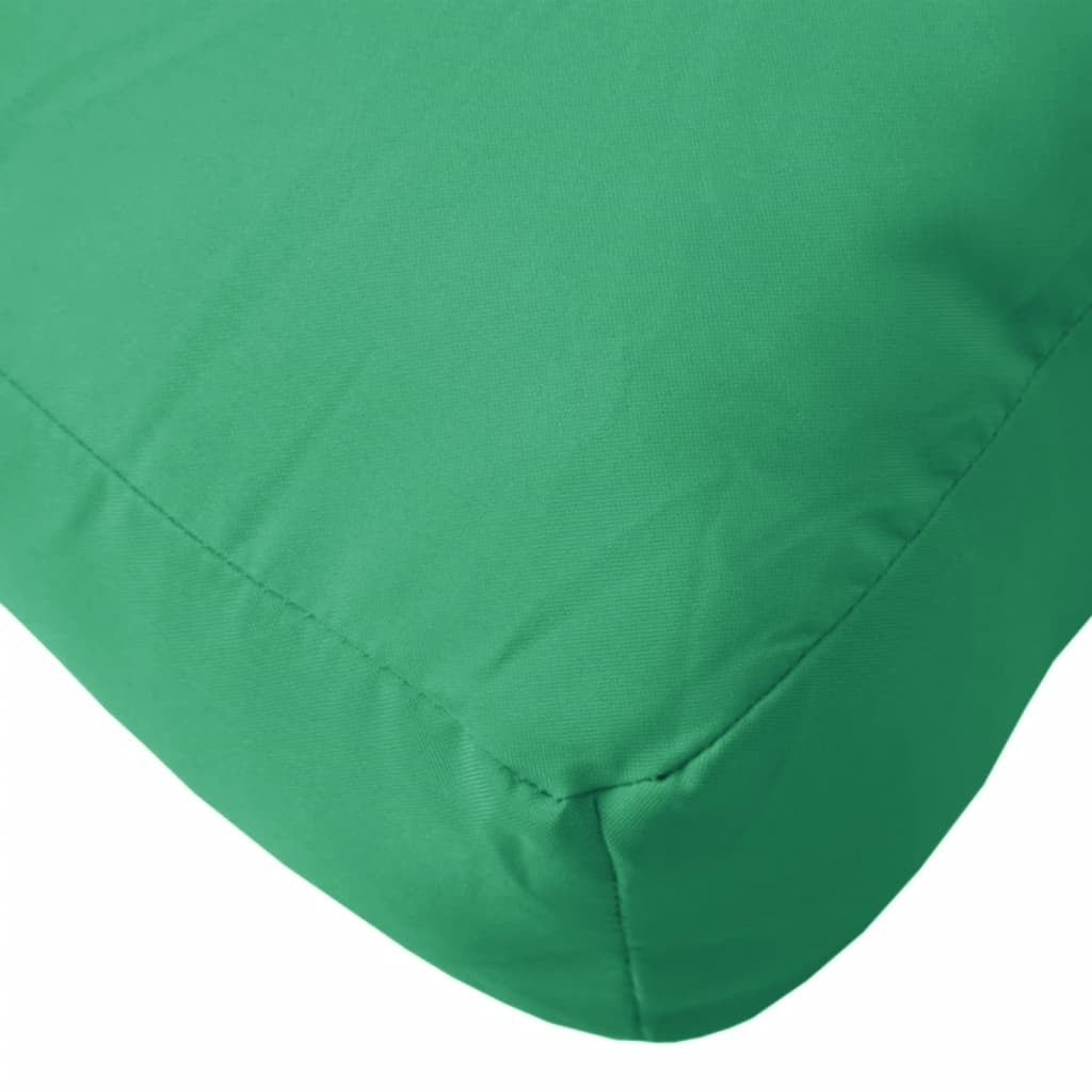 Pallet Cushion Green Oxford fabric, Hollow fiber, Foam fiber - Galactic capuchin