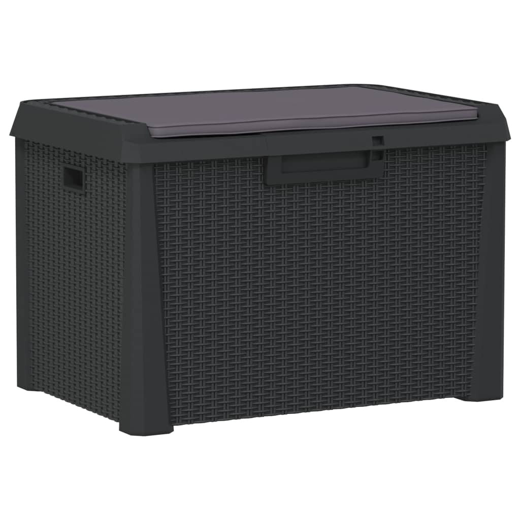 Garden Storage Box Anthracite Polypropylene Medium - Galactic capuchin