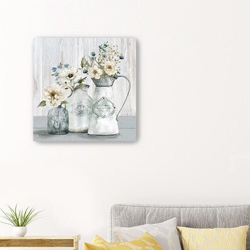 Rustic Flowers Unframed Print Wall Art - Galactic capuchin