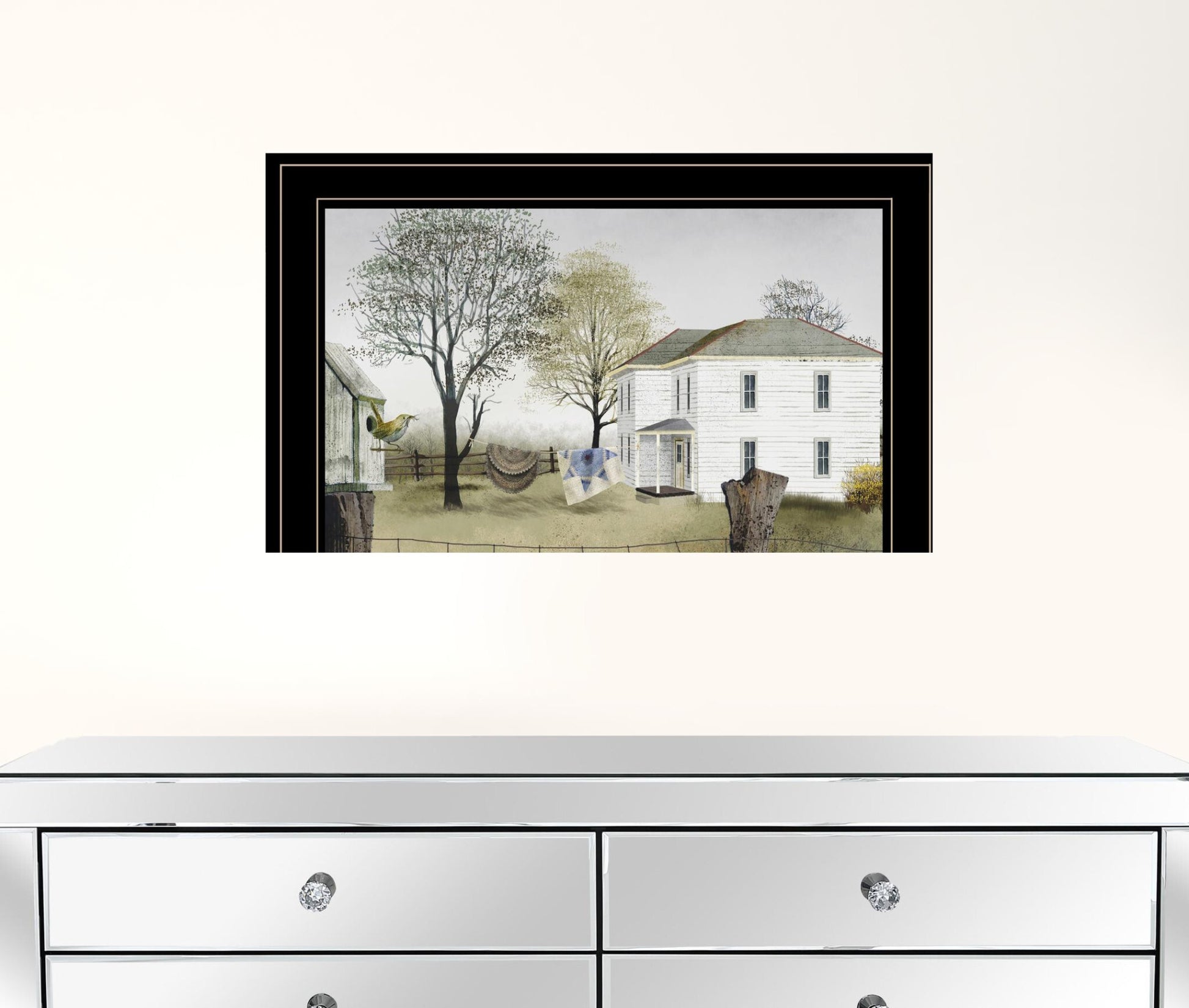 Spring Cleaning 2 Black Framed Print Wall Art - Galactic capuchin