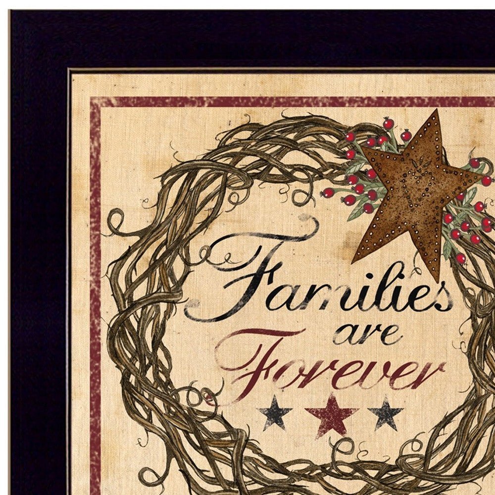Set Of Two Family Wisdom II Black Framed Print Wall Art - Galactic capuchin