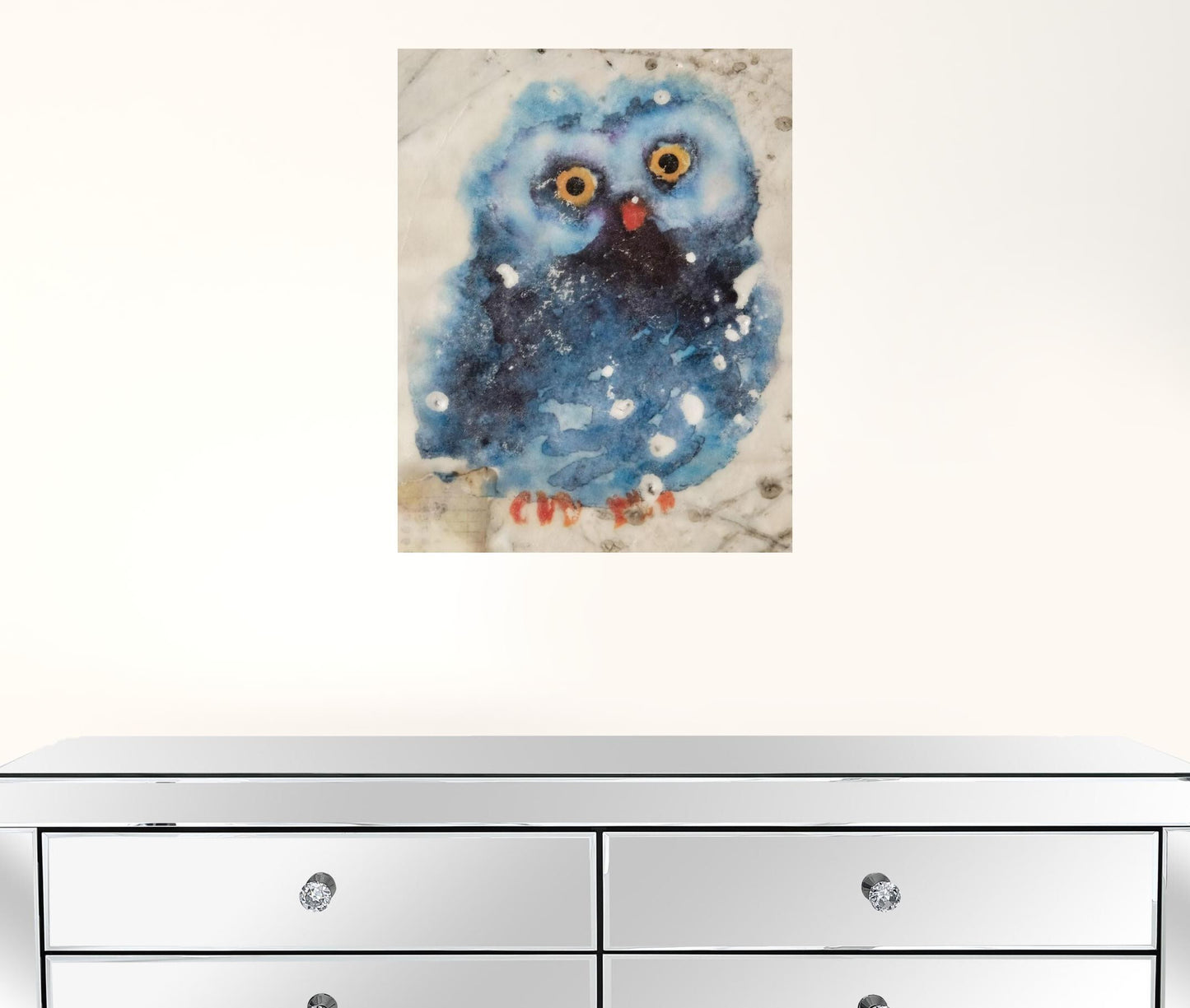 The Wonder Years II 2 White Framed Print Wall Art - Galactic capuchin