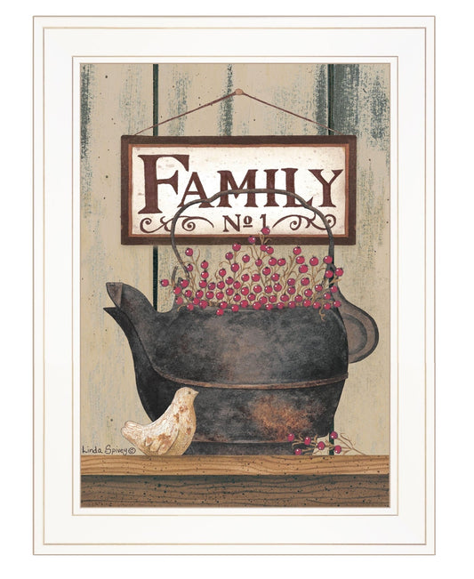 FAMILY NO1 White Framed Print Wall Art - Galactic capuchin