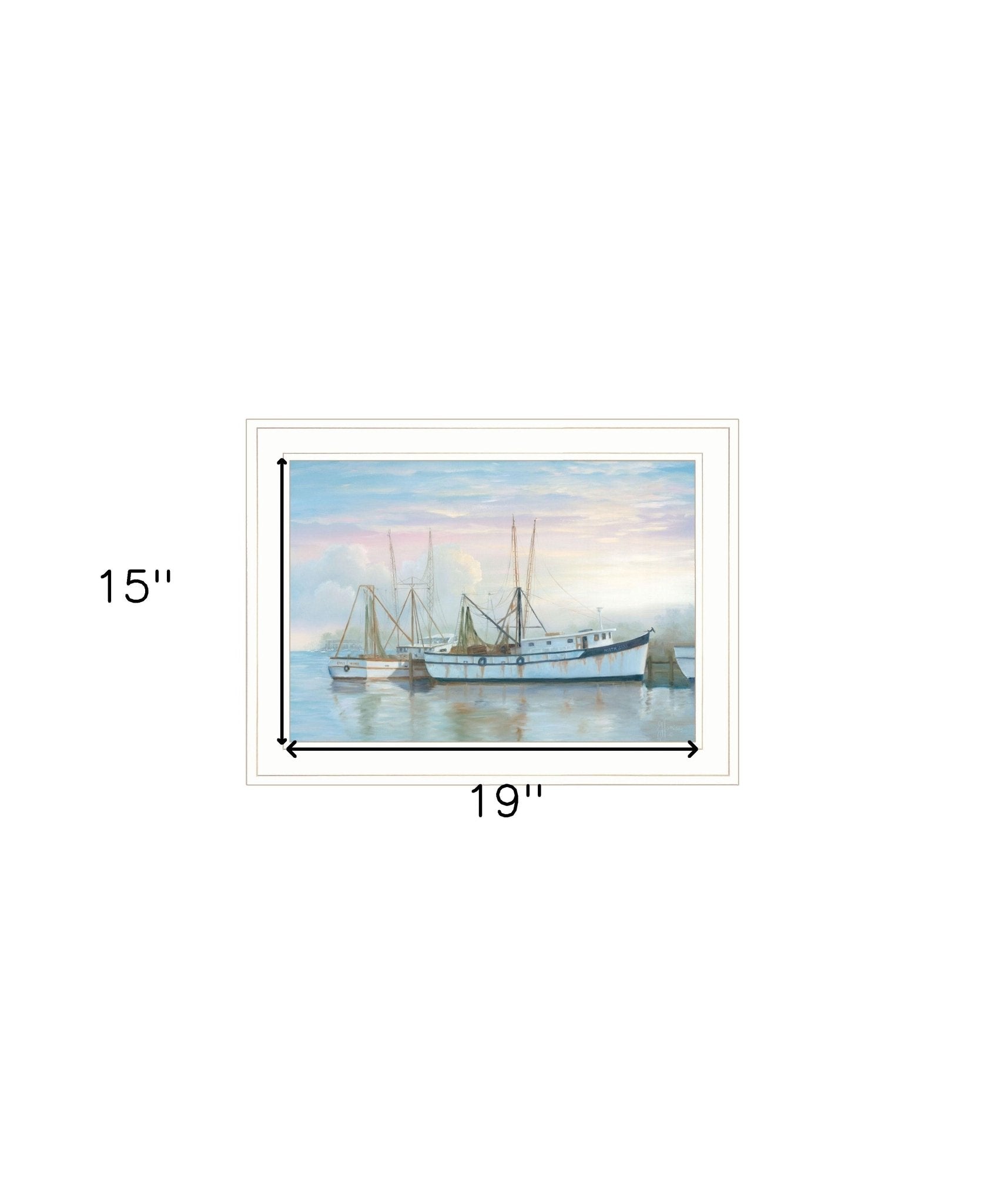 North Star at Rest 1 White Framed Print Wall Art - Galactic capuchin