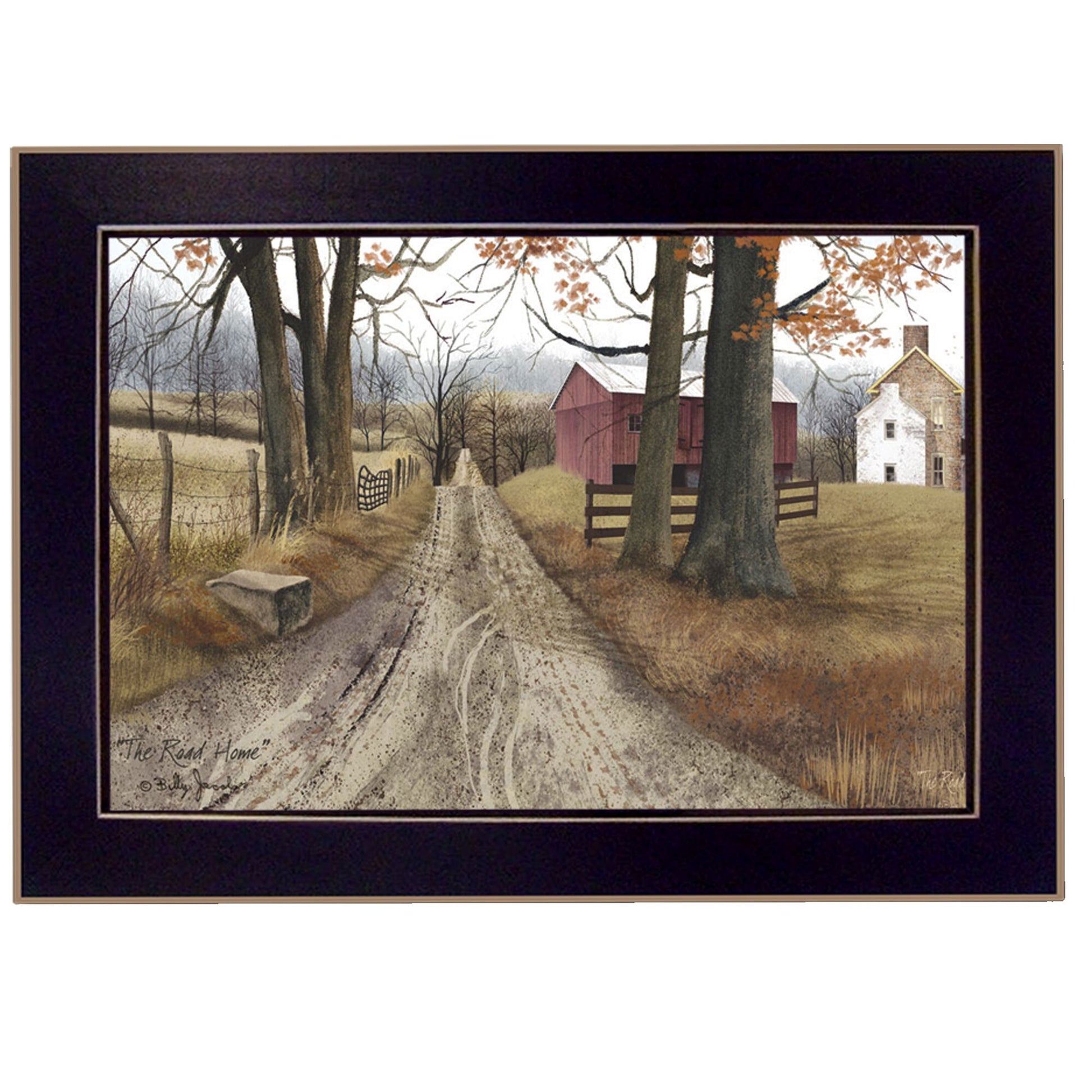 The Road Home Black Framed Print Wall Art - Galactic capuchin