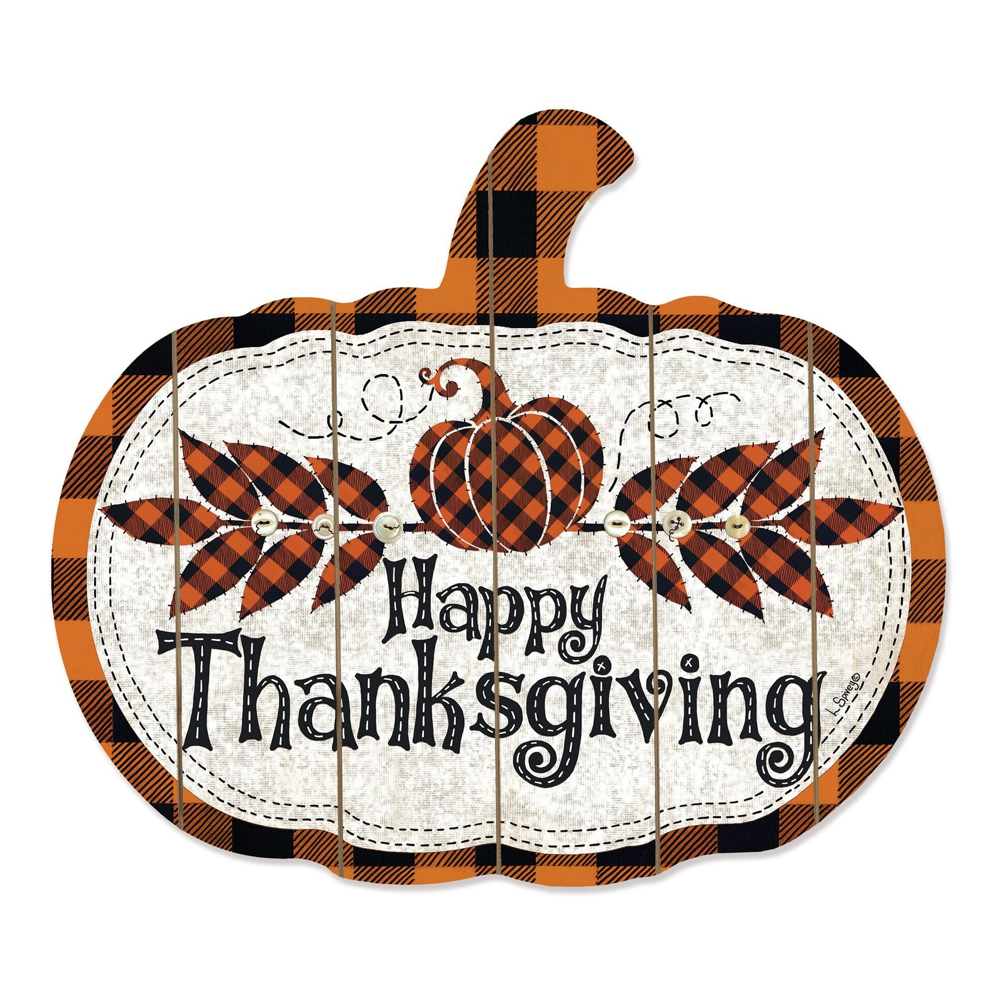 Happy Thanksgiving Unframed Print Wall Art - Galactic capuchin