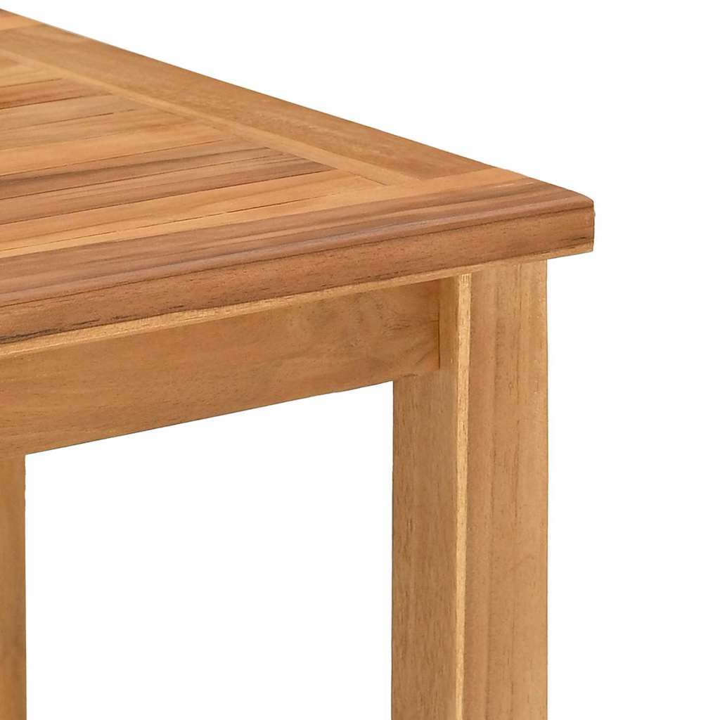 Coffee Table Brown 27.56 x 15.75 x 14.17 in Solid Teak Wood - Galactic capuchin