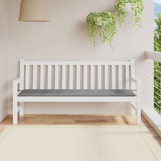 Garden Bench Cushion Grey Oxford fabric (100% polyester) - Galactic capuchin