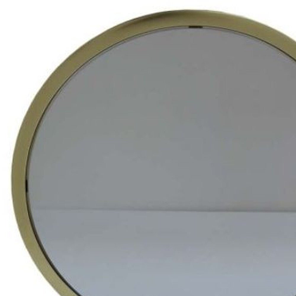 19" Faux Fur, Mirror, Pink & Gold Finish Round Makeup Shaving Tabletop Mirror - Galactic capuchin