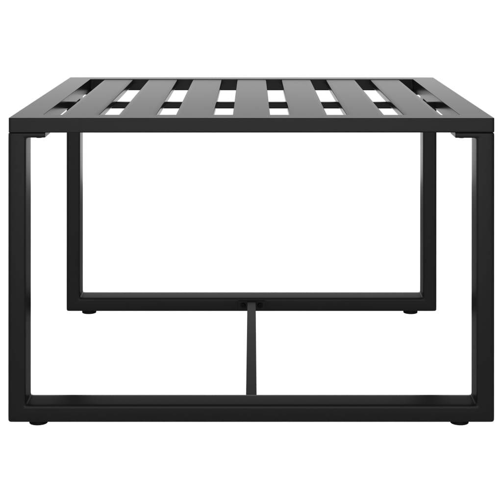 Coffee Table Aluminum Anthracite - Galactic capuchin