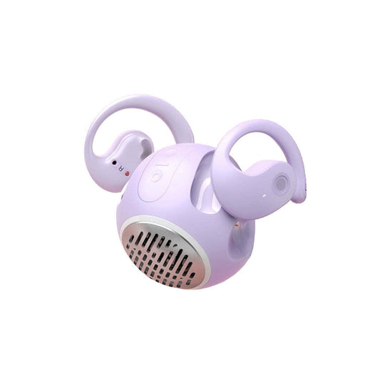Color: LIGHT LILAC - New - Age Wireless Ball Dual - Mode Earbuds and Speaker with Portable Charging Case - Galactic capuchin
