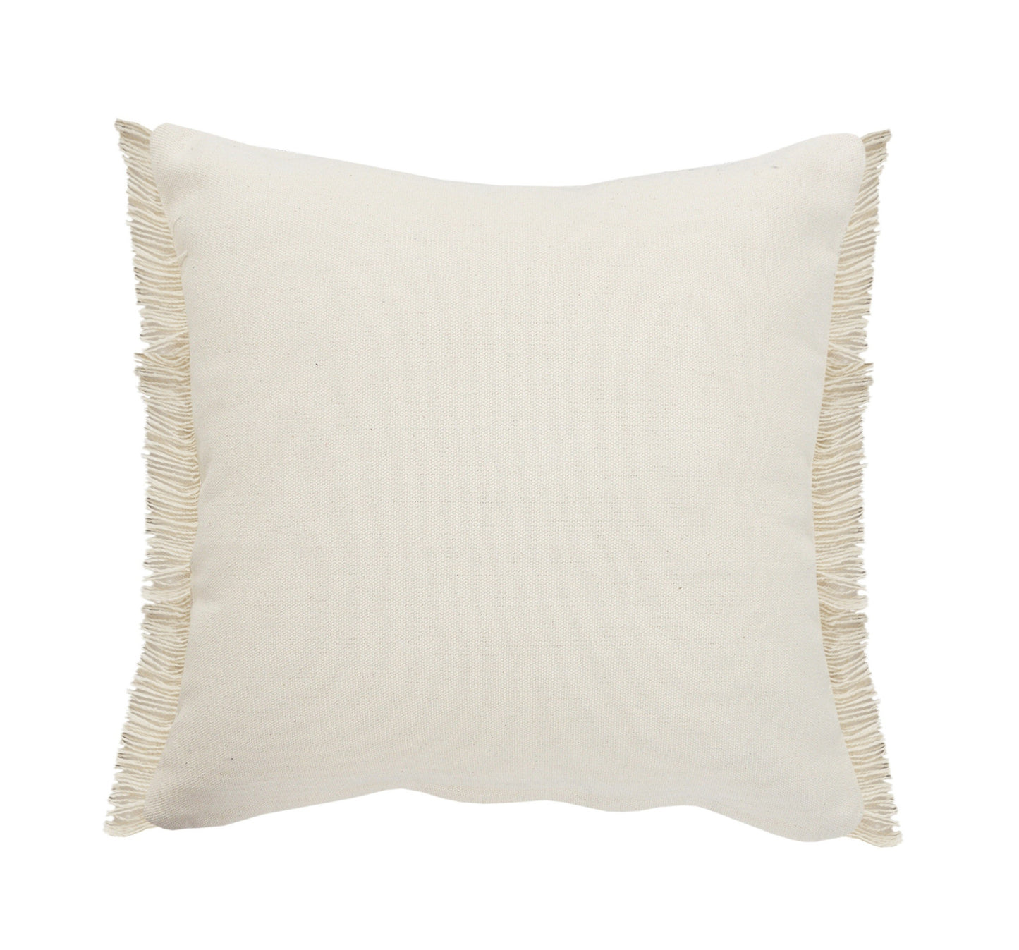 24" X 24" Denim Blue Tan And Taupe Jute Coastal Zippered Pillow - Galactic capuchin