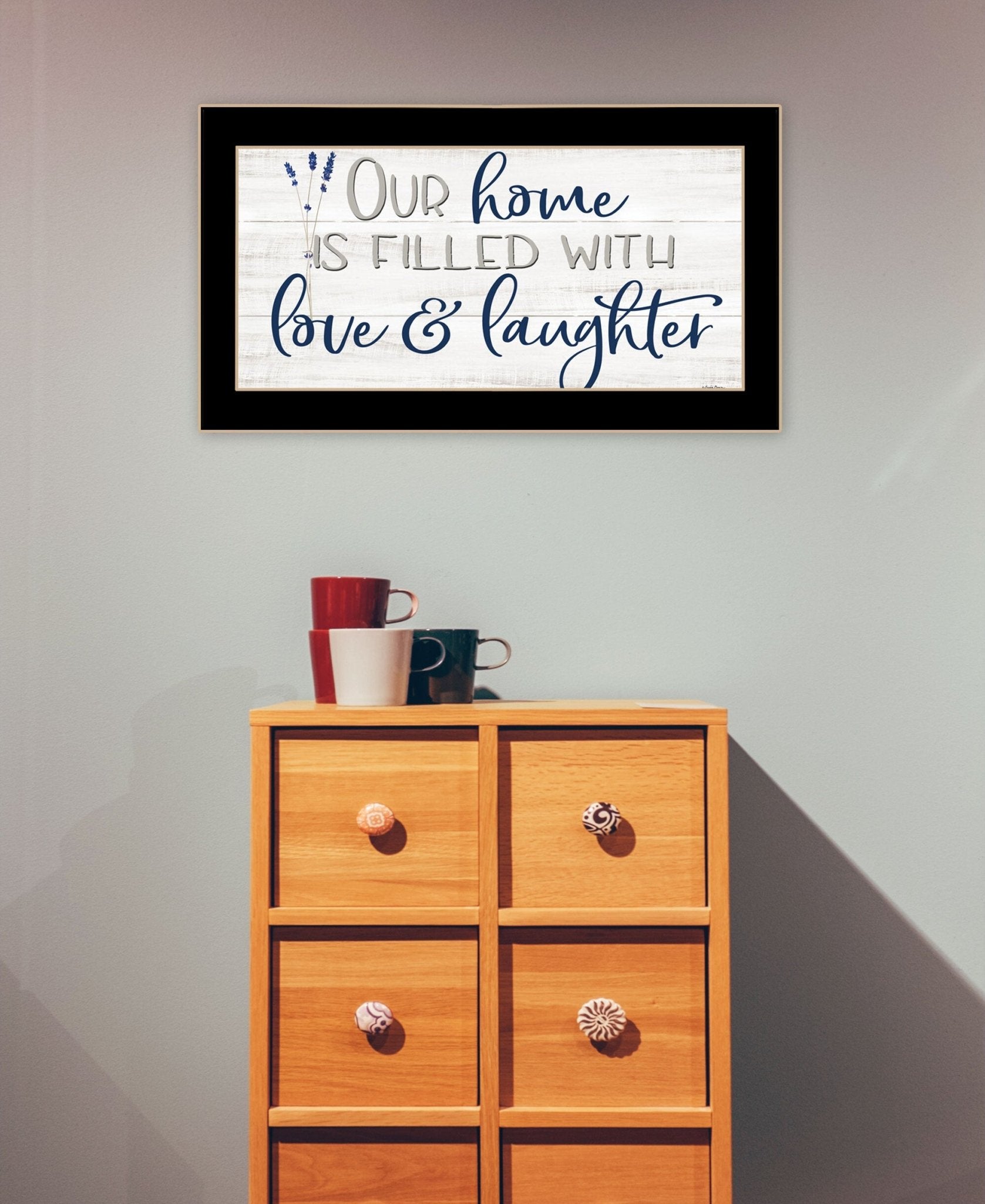 Our Home Black Framed Print Wall Art - Galactic capuchin