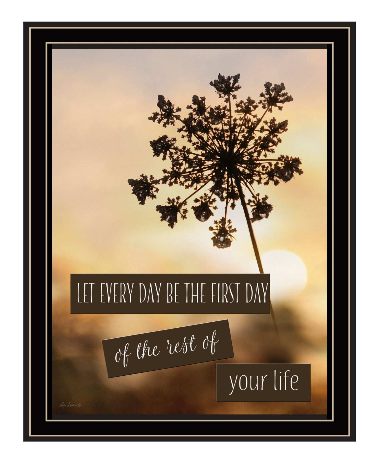 The First Day Black Framed Print Wall Art - Galactic capuchin