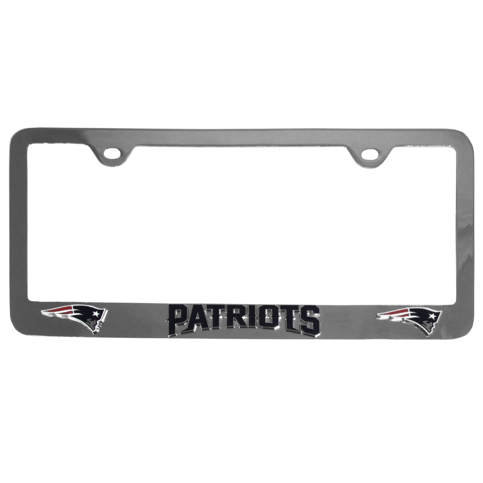 New England Patriots License Plate Frame CO - Galactic capuchin
