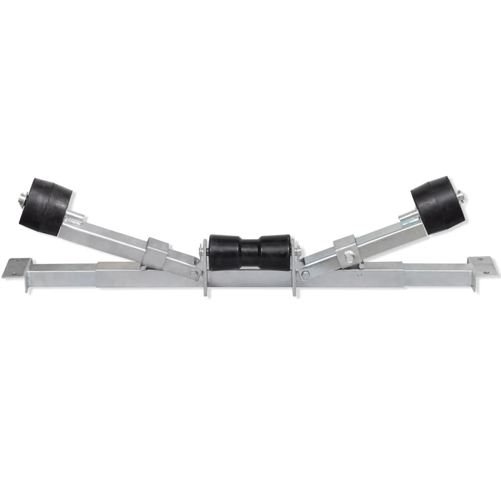 Boat Trailer Bottom Support Bracket with Keel Rollers - Galactic capuchin