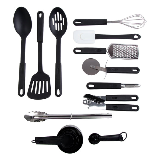 Gibson Home Total Kitchen 20 - Piece Tool/Gadget Prep N' Serve Combo Set - Galactic capuchin