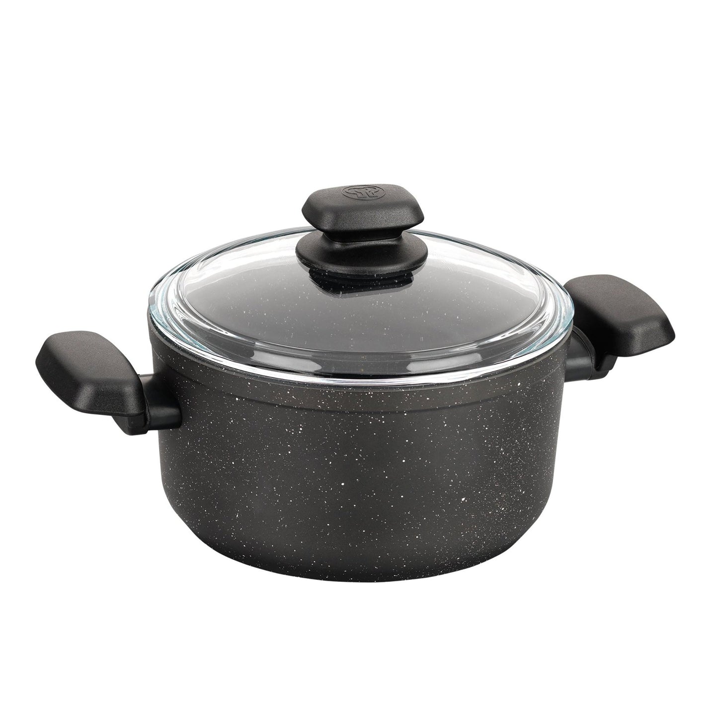 Korkmaz Ornella 2 Piece 3 Liter Aluminum Nonstick Casserole Dish with Lid - Galactic capuchin