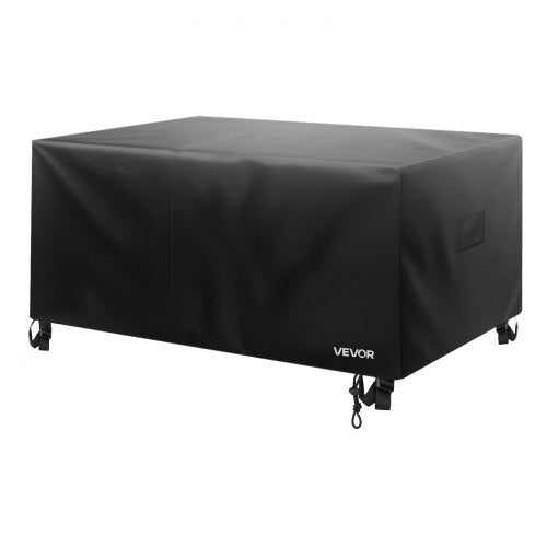 Patio Furniture Cover, 420D Heavy Duty Waterproof Outdoor Dining Table and Chairs Cover, Large Squre Patio Table Covers with Air Vent for All Weather, 74L x 74W x 28H inch, Black - Galactic capuchin
