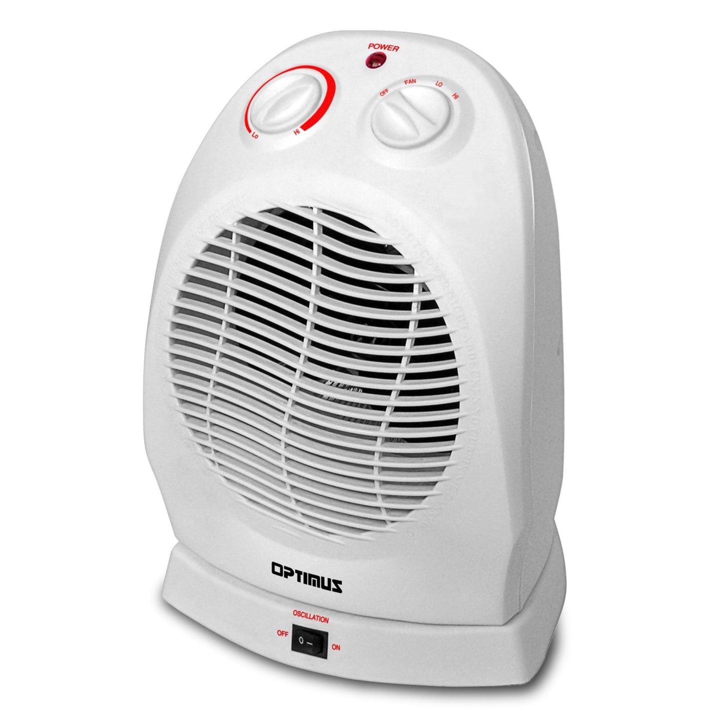 Optimus Portable Oscillating Fan Heater with Thermostat - Galactic capuchin