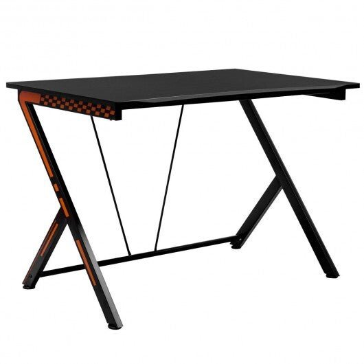 Home Office Modern Ergonomic Study Computer Desk for Small Space - Galactic capuchin