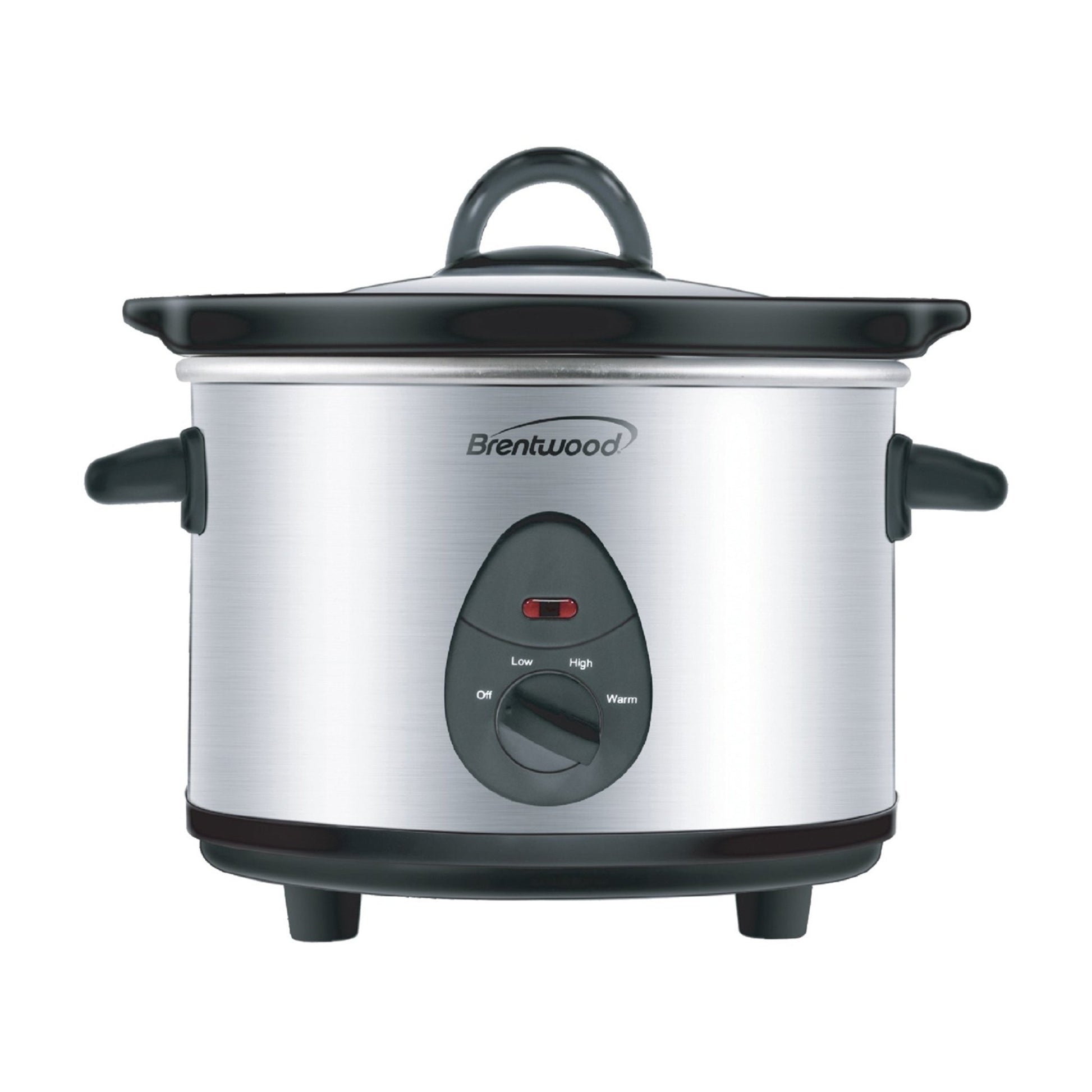 Brentwood 1.5 Quart Slow Cooker in Stainless Steel with 3 Settings - Galactic capuchin