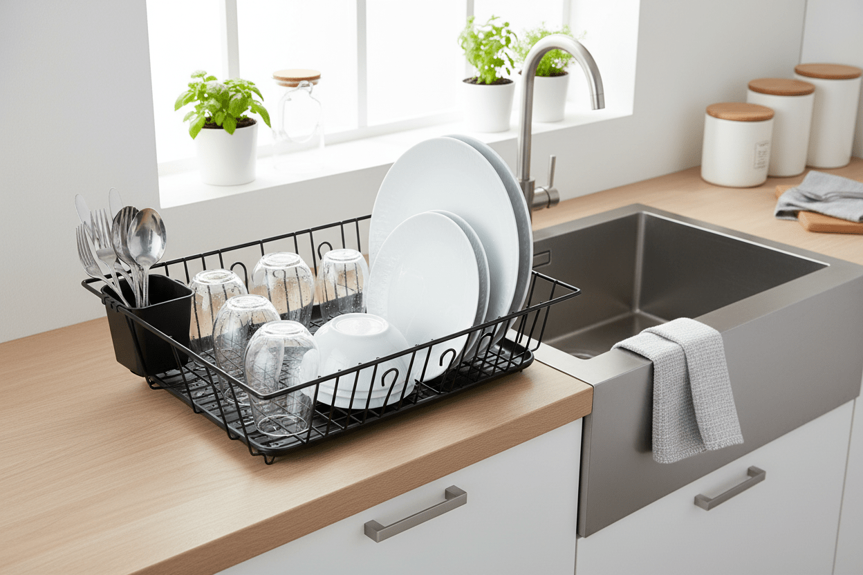 Better Chef 3 - Piece Large Dish Drainer - Galactic capuchin